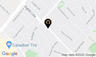Crown Travel Services Inc in Oakville map