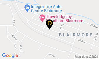 Crowsnest Rentals Tools & Equipment in Blairmore map