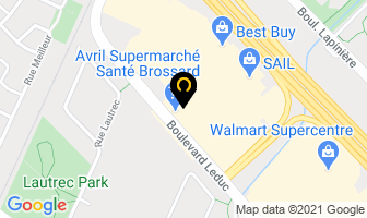 Crudessence in Brossard map