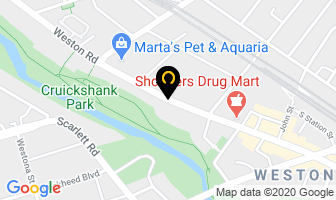 Cruickshank Ford Lincoln in North York map