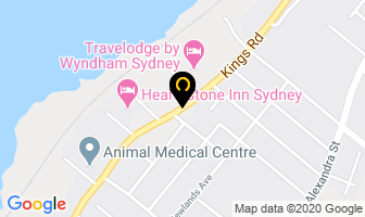 Cruise Cape Breton Association in Sydney map