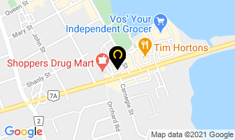 Crusty Pizza in Drummondville map