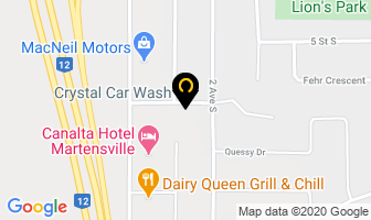 Crystal Car Wash in Saint-Georges-de-Champlain map