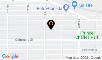Crystal Cleaning Company in Kamloops map