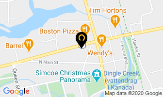 Crystal Clear Car Wash in Simcoe map