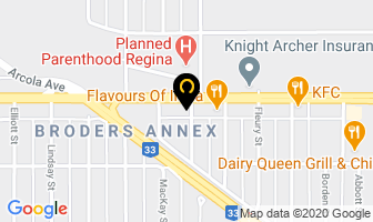 Crystal Glass Canada Ltd in Regina map