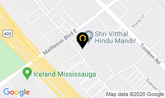 Csc Blinds in Mississauga map