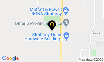 Cuddy Farms in Strathroy map