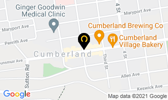 Cumberland Hotel in Cumberland map