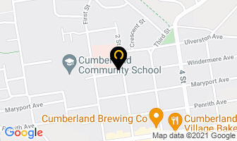 Cumberland Lodge in Cumberland map