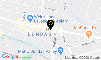 Cumbraes Of Dundas in Hamilton map