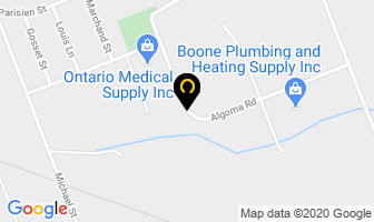 Cummings Auto in Guelph map
