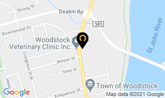 Cummings E Contracting Inc in Woodstock map