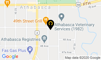 Cummings W Dr in Athabasca map