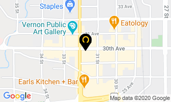 Cupcake Envy in Vernon map