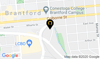 Cupe Local 181 in Brantford map