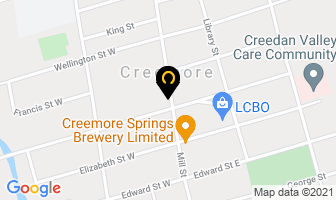 Curiosity House Books in Creemore map