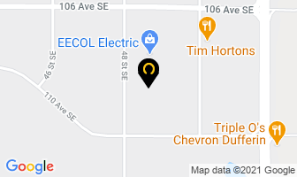 Curve Distribution Services in Calgary map