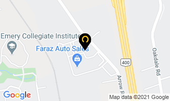 Custom Car Care in Orillia map