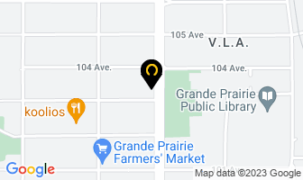 Custom Cellular in Grande Prairie map