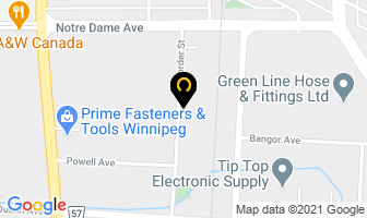 Custom Coachworks Inc in Winnipeg map