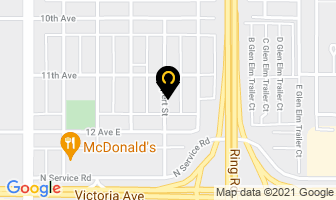 Custom Limousine Service in Regina map