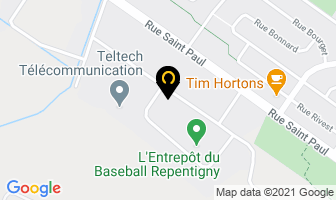 Custom Plastiques Inc in L'Assomption map