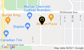 Custom Tarps & Filters Inc in Brandon map