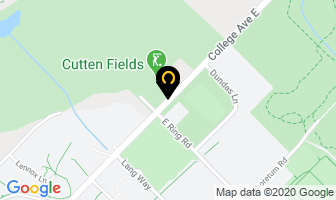 Cutten Club in Guelph map