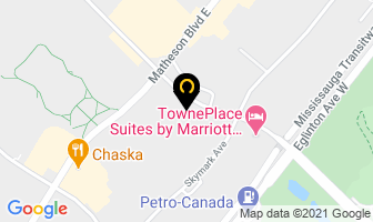 Cybeart Inc. in Mississauga map