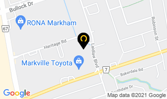 Cyber City Auto in Markham map