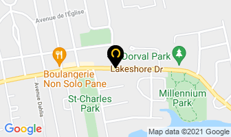 Cycle Synergie in Pointe-Claire map