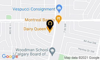 Cyrex Repairs in Calgary map