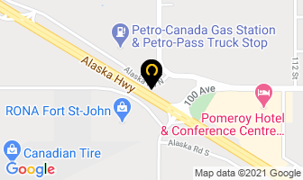 D & G Ventures Ltd in Fort St. John map