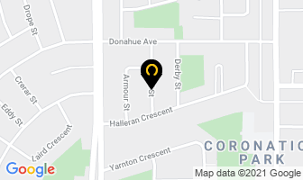 D & J General Contracting Inc in Regina map