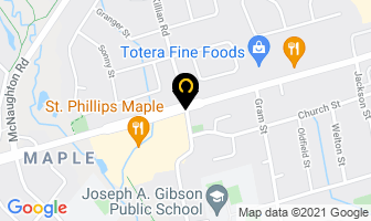 D Boutique Inc in Vaughan map
