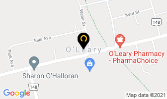 D S Ellis Inc in O'leary map
