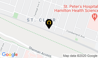 Da Vinci Residential Painting in Hamilton map
