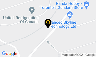 D'addario Canada in Markham map