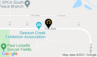 Dahlen Contracting Ltd Shop in Dawson Creek map