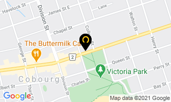 Dairy Dream in Cobourg map