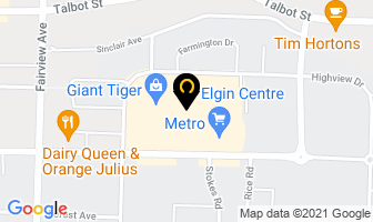 Dairy Queen - Orange Julius in Baie-Comeau map