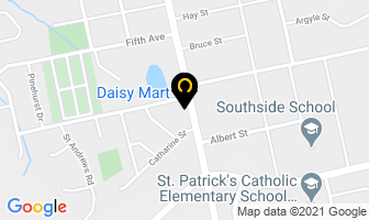 Daisy Mart in Woodstock map