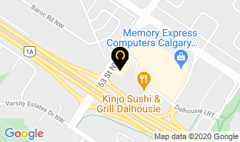 Dalhousie Fine Dry Cleaners in Calgary map