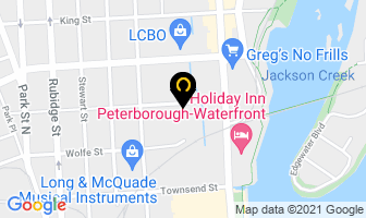 Dalhousie Youth Support Services in Peterborough map