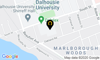 Dalplex in Halifax map