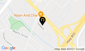 Damas Gate Restaurant in Mississauga map