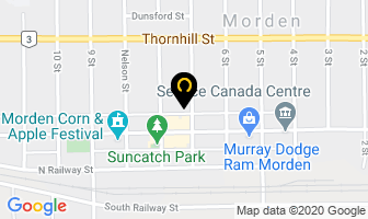 Danceworks in Morden map