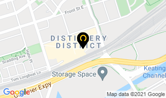 Danceworks in Orillia map