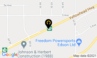 Dandy Oil Products Ltd Petro-Canada in Edson map